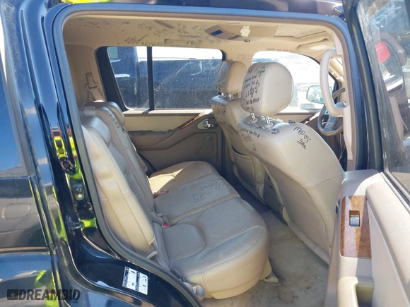 2005 Nissan Pathfinder LE with VIN 5N1AR18W95C733951, listed as a IAAI auction lot 41847161 with 225,716 mi miles. Bid and sale history available at carsss.com. Image 8.