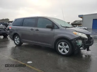 2012 Toyota Sienna with VIN 5TDZK3DC1CS199892, listed as a Copart auction lot 44409615 with 223,327 mi miles and Salvage Title. Bid and sale history available at carsss.com. Image 4.