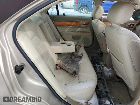 2008 Lincoln MKZ with VIN 3LNHM28T98R634903, listed as a Copart auction lot 45312185 with Not Provided miles and Salvage Title. Bid and sale history available at carsss.com. Image 10.