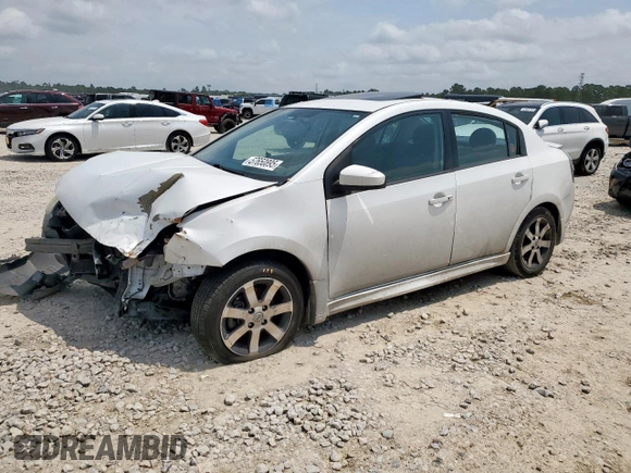 2012 Nissan Sentra SR with VIN 3N1AB6AP2CL775746, listed as a Copart auction lot 57650895 with 107,915 mi miles and Salvage title. Bid and sale history available at DreamBid. Image 1.