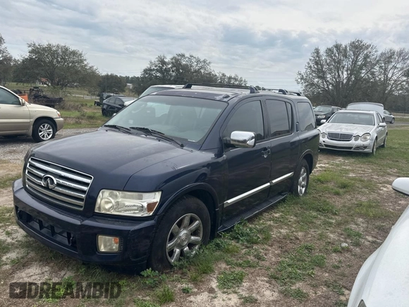 2007 Infiniti QX56 with VIN 5N3AA08A47N804400, listed as a Copart auction lot 46310325 with 202,776 mi miles and Clean Title. Bid and sale history available at carsss.com. Image 2.