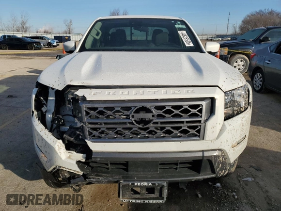2022 Nissan Frontier S with VIN 1N6ED1EK2NN652751, listed as a Copart auction lot 44628505 with 24,695 mi miles and Salvage title. Bid and sale history available at DreamBid. Image 5.