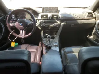 2017 BMW M4 with VIN WBS3R9C5XHK709123, listed as a Copart auction lot 61300524 with 78,129 mi miles and Salvage Title. Bid and sale history available at carsss.com. Image 8.
