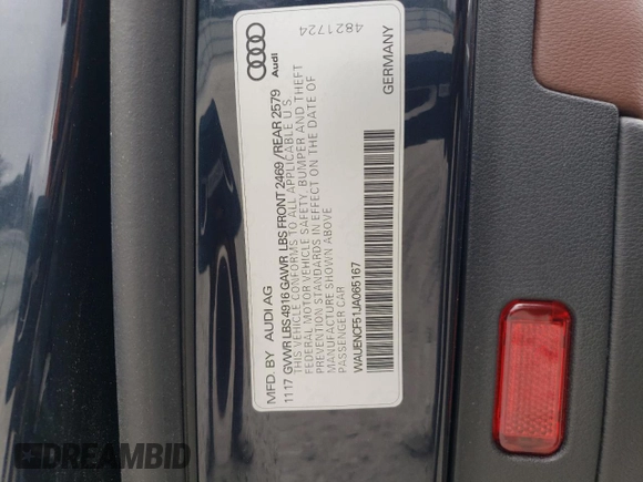 2018 Audi A5 Sportback Premium Plus with VIN WAUENCF51JA065167, listed as a Copart auction lot 45390213 with 59,619 mi miles. Bid and sale history available at carsss.com. Image 13.