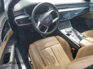 2021 Audi A8 with VIN WAU8DAF86MN031902, listed as a Copart auction lot 74131144 with 0 mi miles and Non Repairable. Bid and sale history available at carsss.com. Image 8.