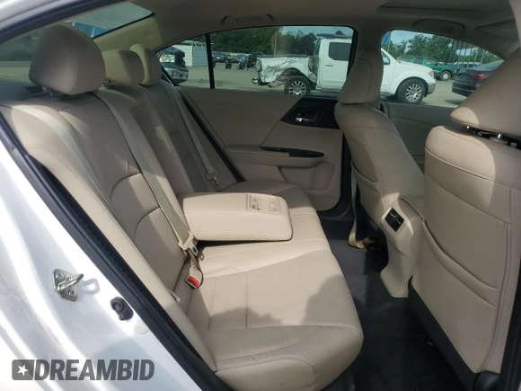 2015 Honda Accord EX-L с VIN 1HGCR6F5XFA000214, выставлен на аукционе Copart как лот 54968575 с пробегом 162 403 миль миль и Списание • Salvage title. История ставок и продаж доступна на DreamBid. Изображение 10.