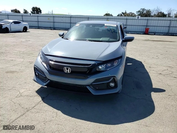 2021 Honda Civic Hatchback Sport with VIN SHHFK7H43MU409037, listed as a Copart auction lot 51532775 with 39,439 mi miles and Salvage Title. Bid and sale history available at carsss.com. Image 11.