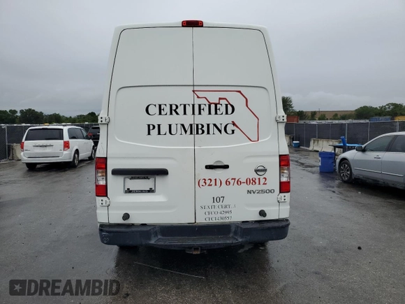 2017 Nissan NV Cargo SV z VIN 1N6BF0LY9HN807928, wystawiony jako Copart lot #60340275 z przebiegiem 133 501 mil mil oraz Szkoda całkowita • Salvage title. Historia ofert i sprzedaży dostępna na DreamBid. Obrazek 6.