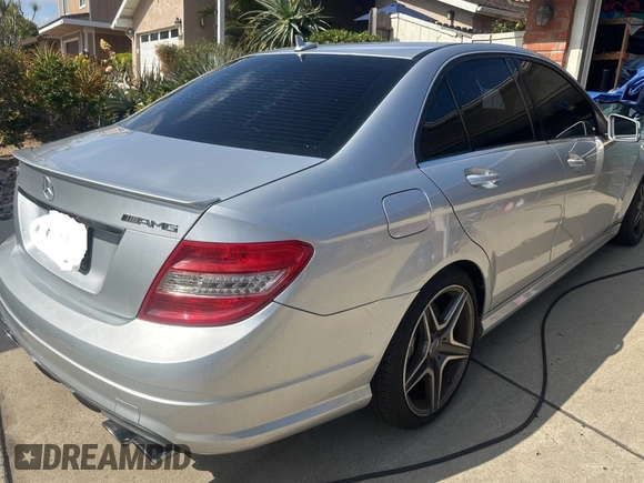 2010 Mercedes-Benz C C 63 AMG with VIN WDDGF7HBXAF436547, listed as a Copart auction lot 55617955 with 150,366 mi miles and Clean Title. Bid and sale history available at carsss.com. Image 4.