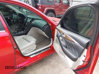 2017 Infiniti Q50 Red Sport 400 with VIN JN1FV7AR4HM870570, listed as a IAAI auction lot 41510557 with 1 mi miles. Bid and sale history available at carsss.com. Image 20.