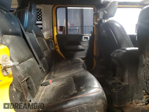 2021 Jeep Wrangler Unlimited Rubicon z VIN 1C4HJXFG3MW620194, wystawiony jako Copart lot #51576865 z przebiegiem 67 502 mil mil oraz Szkoda całkowita • Salvage title. Historia ofert i sprzedaży dostępna na DreamBid. Obrazek 11.