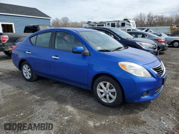 2012 Nissan Versa SL with VIN 3N1CN7AP8CL833896, listed as a Copart auction lot 51258795 with 125,439 mi miles and Clean Title. Bid and sale history available at carsss.com. Image 4.
