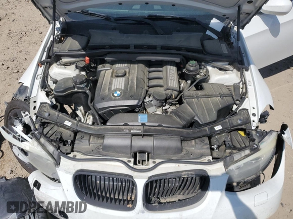 2011 BMW 3 Series 328i with VIN WBADW3C52BE439468, listed as a Copart auction lot 51258455 with 125,901 mi miles and Salvage title. Bid and sale history available at DreamBid. Image 12.