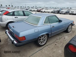 1989 Mercedes-Benz 560 560SL with VIN WDBBA48D2KA101248, listed as a Copart auction lot 75626844 with 114,666 mi miles and Non Repairable. Bid and sale history available at carsss.com. Image 3.