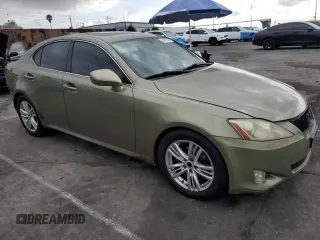 2008 Lexus IS with VIN JTHBK262382064684, listed as a Copart auction lot 54203465 with Not Provided miles and Salvage Title. Bid and sale history available at carsss.com. Image 4.