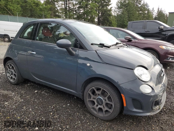 2018 FIAT 500 Pop with VIN 3C3CFFKH3JT377870, listed as a Copart auction lot 81339874 with 56,603 mi miles and Salvage Title. Bid and sale history available at carsss.com. Image 4.