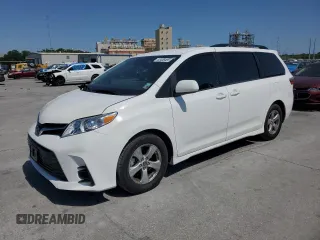 2019 Toyota Sienna LE Auto Access Seat with VIN 5TDKZ3DC4KS993734, listed as a Copart auction lot 53458405 with 6,957 mi miles and Salvage Title. Bid and sale history available at DreamBid. Image 1.
