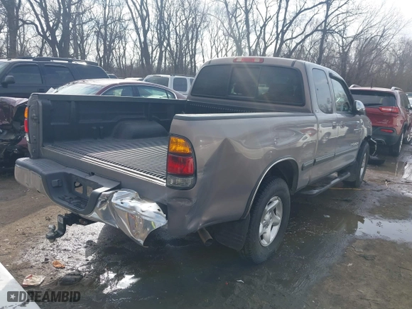 2002 Toyota Tundra SR5 with VIN 5TBRT34132S258458, listed as a IAAI auction lot 41686200 with 65,838 mi miles. Bid and sale history available at carsss.com. Image 4.