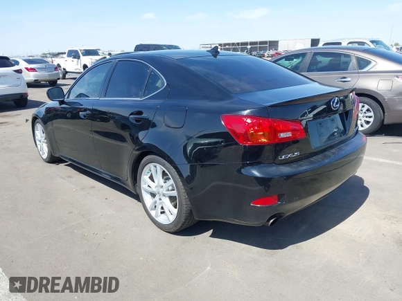 2007 Lexus IS 350 with VIN JTHBE262975014179, listed as a IAAI auction lot 42504426 with 170,776 mi miles and . Bid and sale history available at DreamBid. Image 3.