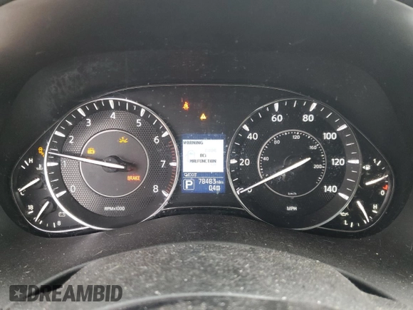 2020 Nissan Armada SV with VIN JN8AY2ND0LX017515, listed as a Copart auction lot 46450375 with 78,483 mi miles and Salvage Title. Bid and sale history available at carsss.com. Image 9.
