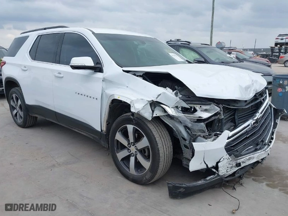 2019 Chevrolet Traverse LT Leather with VIN 1GNERHKW1KJ288160, listed as a IAAI auction lot 41707623 with 111,165 mi miles. Bid and sale history available at carsss.com. Image 1.