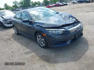 2018 Honda Civic LX with VIN 2HGFC2F53JH560402, listed as a IAAI auction lot 42152391 with 75,384 mi miles and . Bid and sale history available at DreamBid. Image 1.