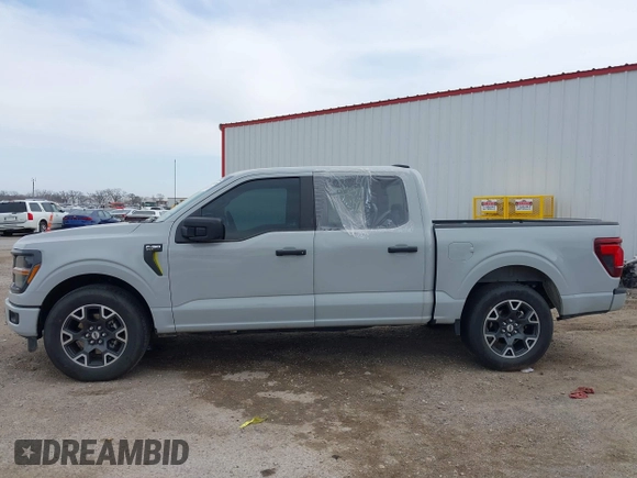 2024 Ford F-150 STX with VIN 1FTEW2KP3RFA29075, listed as a IAAI auction lot 41724330 with Not Provided miles and . Bid and sale history available at carsss.com. Image 14.