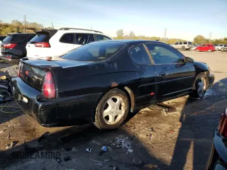 2002 Chevrolet Monte Carlo SS with VIN 2G1WX15KX29250269, listed as a Copart auction lot 76098164 with 100,203 mi miles and Salvage Title. Bid and sale history available at carsss.com. Image 3.
