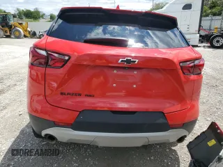 2021 Chevrolet Blazer LT with VIN 3GNKBHRS9MS585138, listed as a Copart auction lot 55327335 with 66,020 mi miles and Salvage title. Bid and sale history available at DreamBid. Image 6.