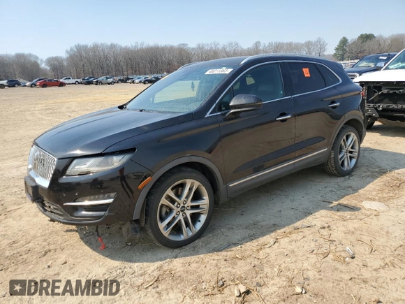 2019 Lincoln MKC Reserve with VIN 5LMCJ3D99KUL02590, listed as a Copart auction lot 48011365 with 100,976 mi miles and Salvage title. Bid and sale history available at DreamBid. Image 1.