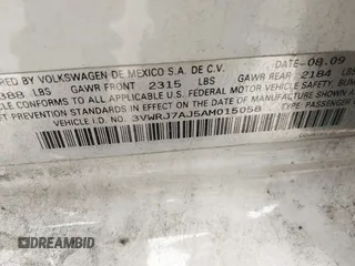 2010 Volkswagen Jetta Wolfsburg Edition с VIN 3VWRJ7AJ5AM015058, выставлен на аукционе IAAI как лот 42428766 с пробегом 158 506 миль миль и . История ставок и продаж доступна на DreamBid. Изображение 9.