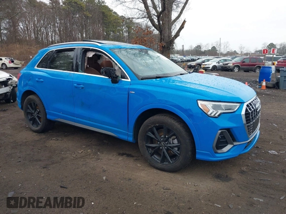 2023 Audi Q3 S line Premium with VIN WA1DECF37P1092891, listed as a IAAI auction lot 41672260 with 45,773 mi miles and . Bid and sale history available at DreamBid. Image 13.