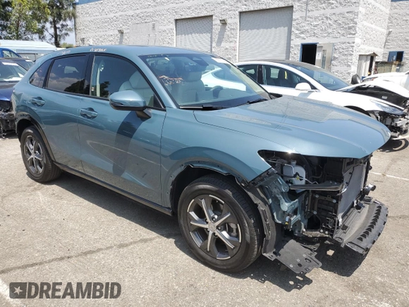 2025 Honda HR-V EX-L z VIN 3CZRZ1H78SM700850, wystawiony jako Copart lot #55577205 z przebiegiem 13 132 mil mil oraz Szkoda całkowita • Salvage title. Historia ofert i sprzedaży dostępna na DreamBid. Obrazek 4.