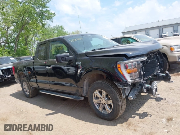 2021 Ford F-150 XL with VIN 1FTFX1E56MFA89186, listed as a IAAI auction lot 42220409 with 95,650 mi miles and . Bid and sale history available at DreamBid. Image 14.