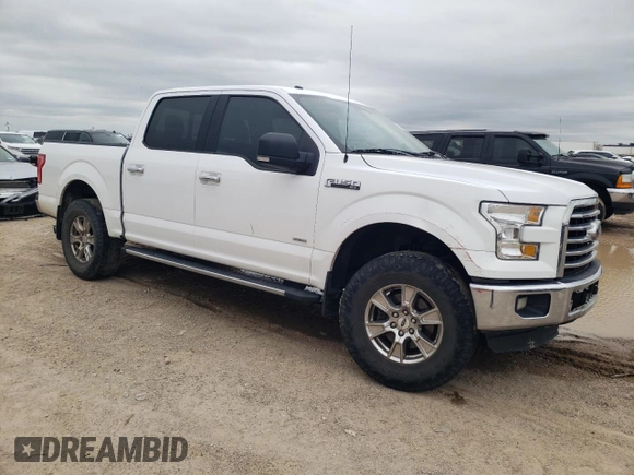 2015 Ford F-150 XL with VIN 1FTEW1CP2FKE23839, listed as a Copart auction lot 54577605 with 131,025 mi miles and Salvage title. Bid and sale history available at DreamBid. Image 4.