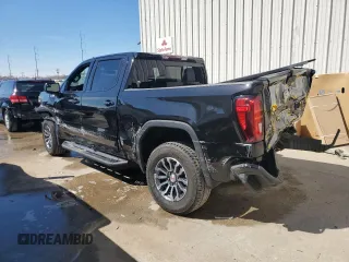 2021 GMC Sierra 1500 AT4 with VIN 3GTU9EET9MG370548, listed as a Copart auction lot 48034845 with 53,406 mi miles and Salvage Title. Bid and sale history available at carsss.com. Image 2.