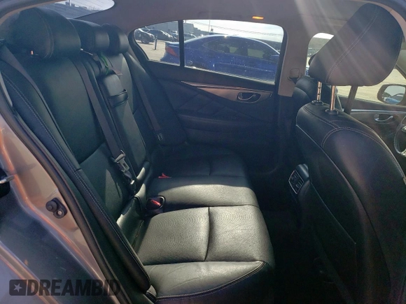 2015 Infiniti Q50 Premium with VIN JN1BV7AP5FM353384, listed as a Copart auction lot 54845015 with 152,690 mi miles and Salvage title. Bid and sale history available at DreamBid. Image 10.