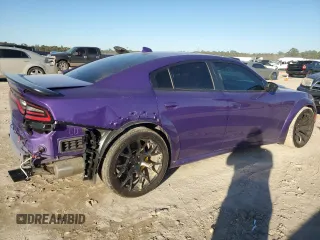 2023 Dodge Charger SRT Hellcat Widebody Jailbreak with VIN 2C3CDXL97PH585769, listed as a Copart auction lot 42298925 with 5,388 mi miles and Salvage Title. Bid and sale history available at carsss.com. Image 3.
