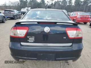2008 Mercury Milan Premier with VIN 3MEHM08128R609542, listed as a Copart auction lot 43991935 with 0 mi miles and Salvage Title. Bid and sale history available at carsss.com. Image 6.
