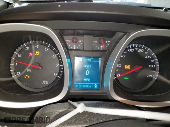 2015 Chevrolet Equinox LT with VIN 1GNALCEK2FZ140473, listed as a Copart auction lot 46640255 with 79,038 mi miles and Salvage Title. Bid and sale history available at carsss.com. Image 9.