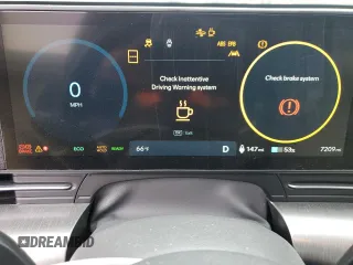 2024 Hyundai Kona SEL with VIN KM8HC3A66RU006224, listed as a Copart auction lot 44139005 with 7,209 mi miles and Salvage Title. Bid and sale history available at DreamBid. Image 9.