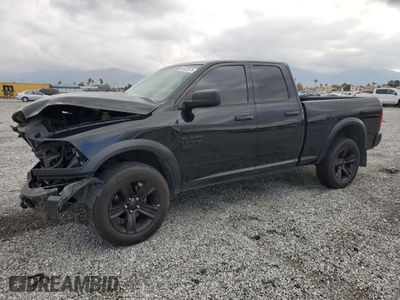 2023 Ram 1500 Warlock z VIN 1C6RR7GG5PS520287, wystawiony jako Copart lot #54423575 z przebiegiem 38 542 mil mil oraz Szkoda całkowita • Salvage title. Historia ofert i sprzedaży dostępna na DreamBid. Obrazek 1.