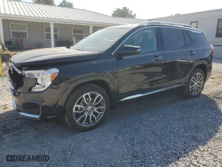 2024 GMC Terrain Denali with VIN 3GKALXEG1RL355225, listed as a Copart auction lot 75344654 with 4,792 mi miles and Salvage Title. Bid and sale history available at carsss.com. Image 1.
