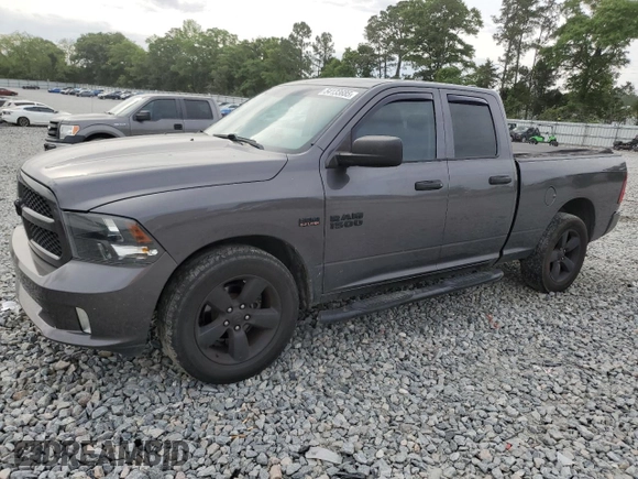 2017 Ram 1500 Express with VIN 1C6RR6FT1HS695789, listed as a Copart auction lot 54133685 with 155,179 mi miles and Salvage title. Bid and sale history available at DreamBid. Image 1.