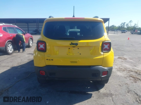 2023 Jeep Renegade Upland with VIN ZACNJDB11PPP58351, listed as a IAAI auction lot 41890948 with 34,453 mi miles and . Bid and sale history available at DreamBid. Image 16.