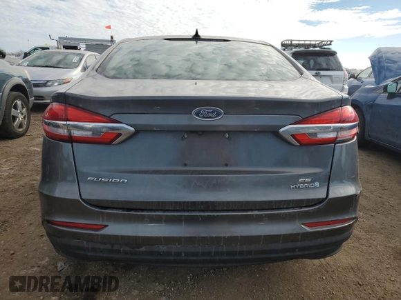 2019 Ford Fusion SE with VIN 3FA6P0LU4KR274282, listed as a Copart auction lot 88794235 with 88,414 mi miles and Clean Title. Bid and sale history available at DreamBid. Image 6.