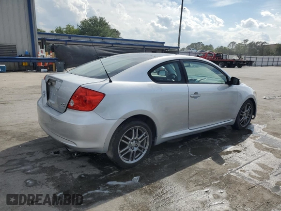 2007 Scion tC Spec with VIN JTKDE177270207889, listed as a Copart auction lot 50557555 with 192,091 mi miles and Salvage Title. Bid and sale history available at carsss.com. Image 3.