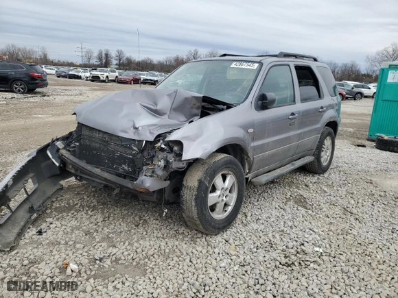 2007 Mercury Mariner Luxury with VIN 4M2YU91107KJ07772, listed as a Copart auction lot 42867545 with 128,235 mi miles and Salvage Title. Bid and sale history available at carsss.com. Image 1.