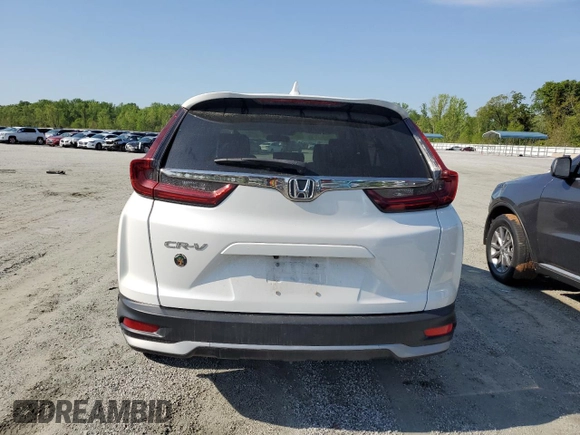 2020 Honda CR-V EX with VIN 2HKRW1H58LH416302, listed as a Copart auction lot 51919675 with 33,521 mi miles and Salvage Title. Bid and sale history available at carsss.com. Image 6.