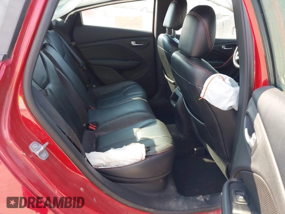 2014 Dodge Dart GT with VIN 1C3CDFEB1ED701407, listed as a IAAI auction lot 41705509 with 201,553 mi miles. Bid and sale history available at carsss.com. Image 8.